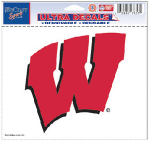 Wisconsin Badgers Decal 5x6 Ultra Color - WinCraft