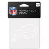 Buffalo Bills Decal 4x4 Perfect Cut White - WinCraft