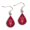 Arizona State Sun Devils Earrings Tear Drop Style - Wincraft