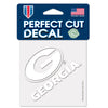 Georgia Bulldogs Decal 4x4 Perfect Cut White - WinCraft