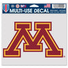 Minnesota Golden Gophers Decal 5x6 Multi Use Color - WinCraft