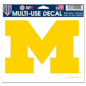 Michigan Wolverines Decal 5x6 Ultra Color - WinCraft