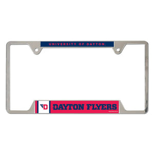 Dayton Flyers License Plate Frame Metal - WinCraft