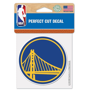 Golden State Warriors Decal 4x4 Perfect Cut Color - WinCraft