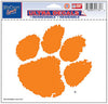 Clemson Tigers Decal 5x6 Ultra Color - WinCraft
