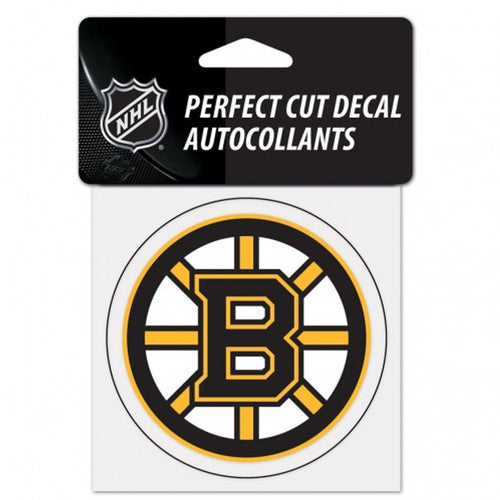 Boston Bruins Decal 4x4 Perfect Cut Color - WinCraft