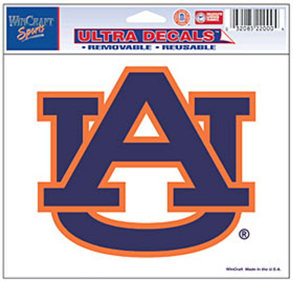Auburn Tigers Decal 5x6 Ultra Color - WinCraft