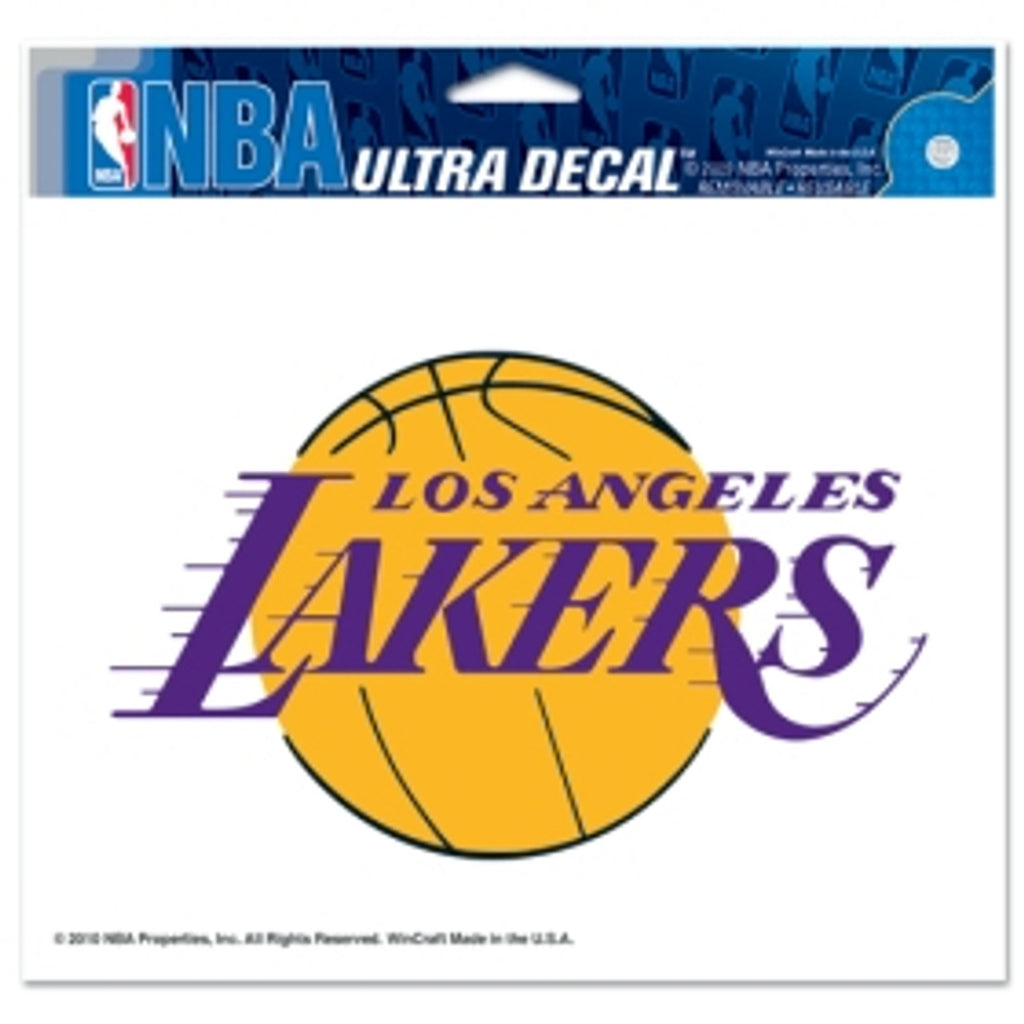 Los Angeles Lakers Decal 5x6 Color - WinCraft