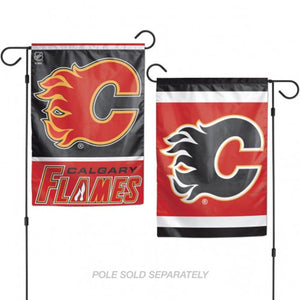 Calgary Flames Flag 12x18 Garden Style 2 Sided - Special Order - WinCraft