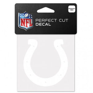 Indianapolis Colts Decal 4x4 Perfect Cut White - WinCraft