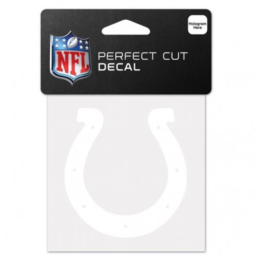 Indianapolis Colts Decal 4x4 Perfect Cut White - WinCraft