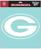 Green Bay Packers Decal 8x8 Die Cut White - WinCraft