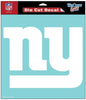 New York Giants Decal 8x8 Die Cut White - WinCraft