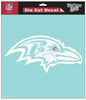 Baltimore Ravens Decal 8x8 Die Cut White - WinCraft