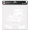 Cleveland Browns Decal 8x8 Die Cut White - WinCraft