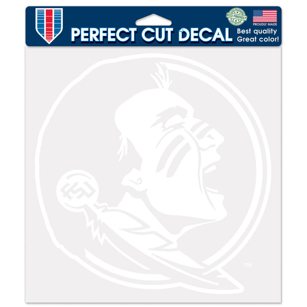 Florida State Seminoles Decal 8x8 Die Cut White - WinCraft
