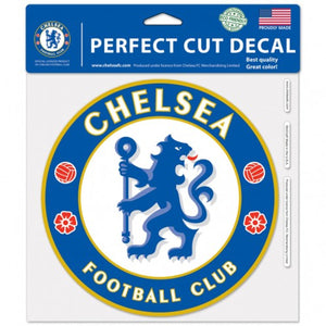 Chelsea Football Club Decal 8x8 Perfect Cut Color - WinCraft