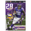 Minnesota Vikings Adrian Peterson Decal 11x17 Multi Use - WinCraft