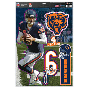 Chicago Bears Decal 11x17 Multi Use Jay Cutler CO - WinCraft