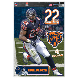 Chicago Bears Decal 11x17 Multi Use Matt Forte Design CO - WinCraft