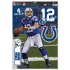 Indianapolis Colts Decal 11x17 Multi Use Andrew Luck Design Cut to Logo 4 Piece CO - WinCraft