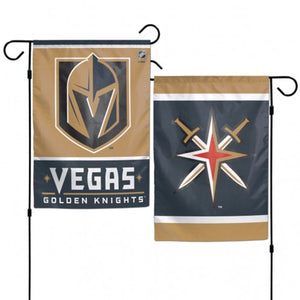 Vegas Golden Knights Flag 12x18 Garden Style 2 Sided - WinCraft