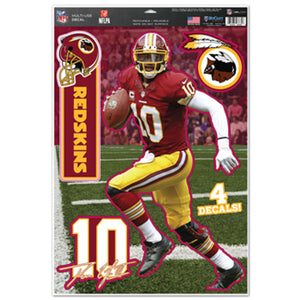 Washington Redskins Decal 11x17 Multi Use Robert Griffin Design CO - WinCraft