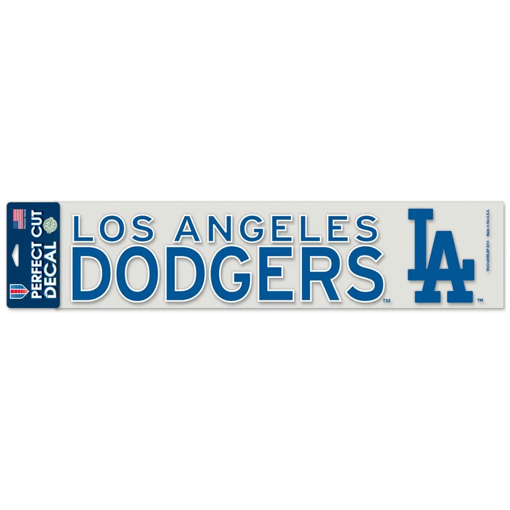 Los Angeles Dodgers Decal 4x17 Perfect Cut Color - Special Order - WinCraft