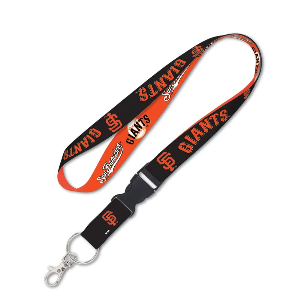 San Francisco Giants Lanyard with Detachable Buckle Two Color - Special Order - WinCraft
