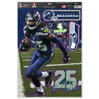 Seattle Seahawks Richard Sherman Decal 11x17 Multi Use - WinCraft