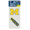 Michigan Wolverines Set of 2 Die Cut Decals - WinCraft