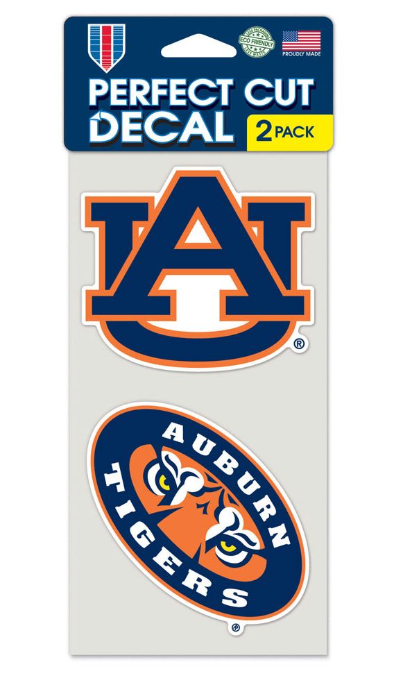 Auburn Tigers Set of 2 Die Cut Decals - WinCraft