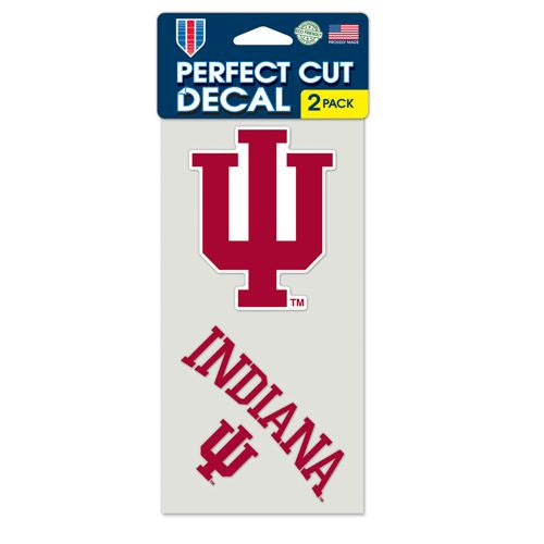 Indiana Hoosiers Set of 2 Die Cut Decals - WinCraft