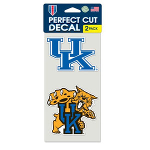 Kentucky Wildcats Set of 2 Die Cut Decals - WinCraft