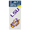 LSU Tigers Set of 2 Die Cut Decals - WinCraft