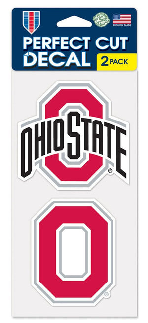 Ohio State Buckeyes Set of 2 Die Cut Decals - WinCraft