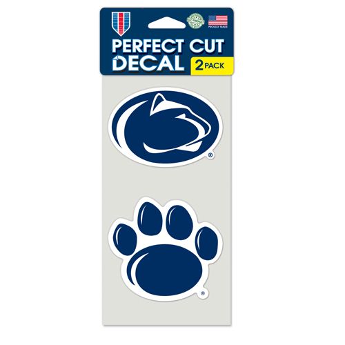 Penn State Nittany Lions Set of 2 Die Cut Decals - WinCraft