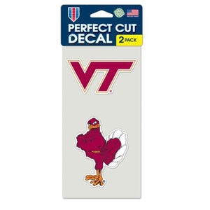 Virginia Tech Hokies Set of 2 Die Cut Decals - WinCraft