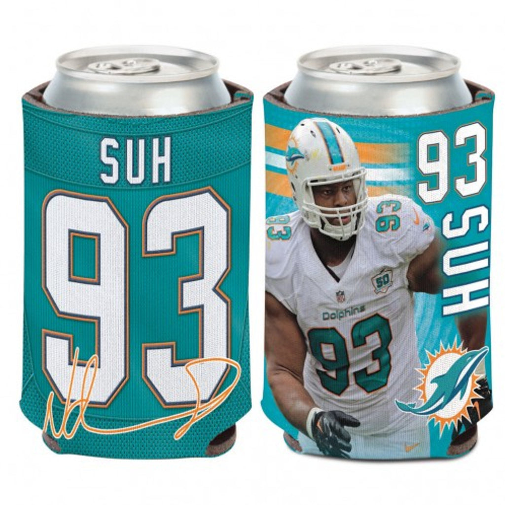 Miami Dolphins Can Cooler Ndamukong Suh Design CO - WinCraft