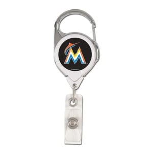 Miami Marlins Retractable Premium Badge Holder - Special Order - WinCraft