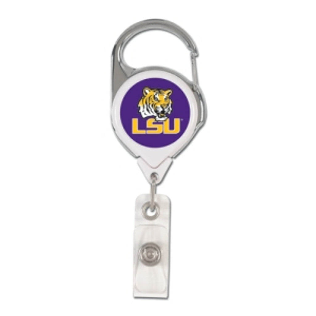 LSU Tigers Retractable Premium Badge Holder - WinCraft