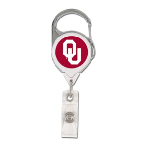 Oklahoma Sooners Retractable Premium Badge Holder - WinCraft