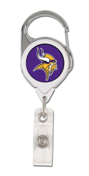 Minnesota Vikings Retractable Premium Badge Holder - WinCraft