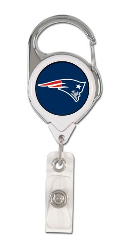 New England Patriots Retractable Premium Badge Holder - WinCraft