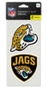 Jacksonville Jaguars Decal 4x4 Perfect Cut Set of 2 - WinCraft