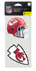 Kansas City Chiefs Set of 2 Die Cut Decals - WinCraft