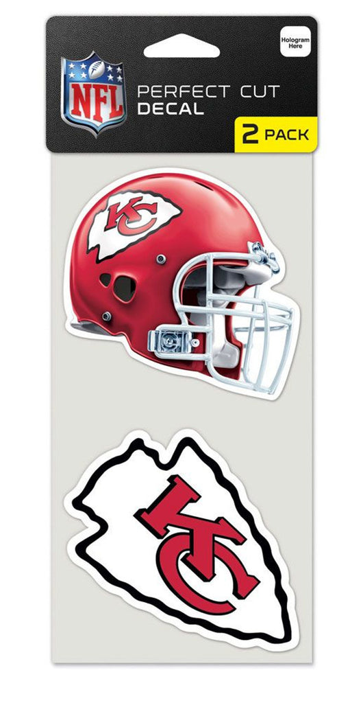 Kansas City Chiefs Set of 2 Die Cut Decals - WinCraft