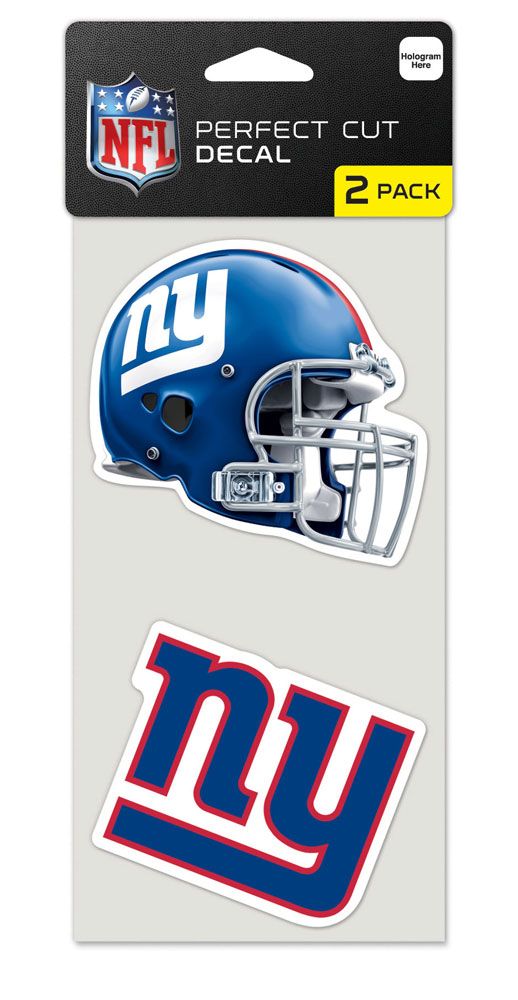 New York Giants Set of 2 Die Cut Decals - WinCraft