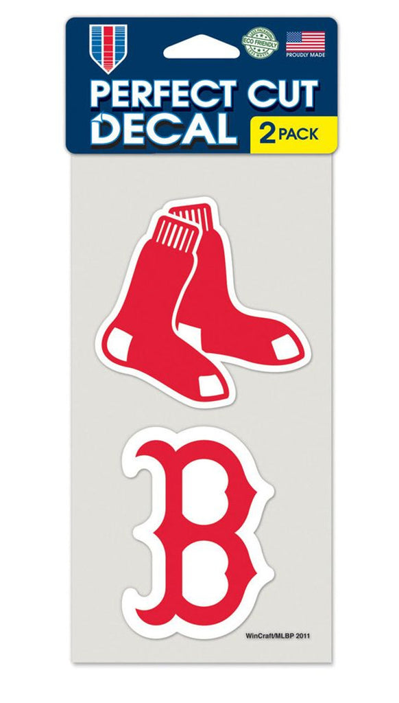 Boston Red Sox Set of 2 Die Cut Decals - WinCraft