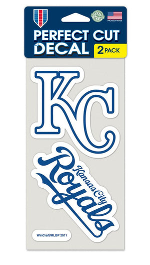 Kansas City Royals Set of 2 Die Cut Decals - WinCraft